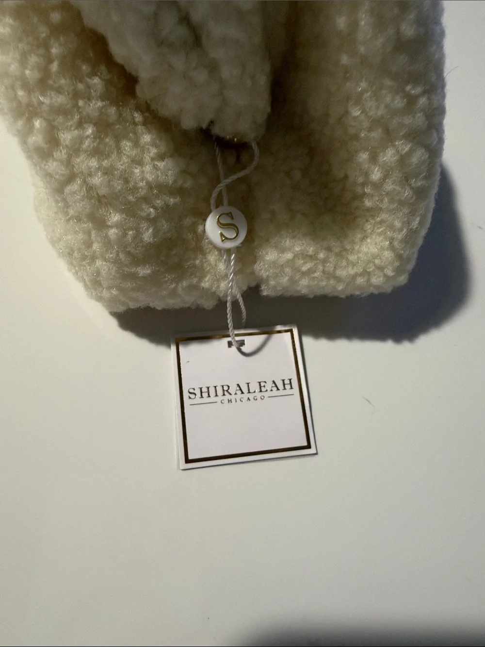 Shiraleah  Chicago Cream Sherpa Clutch